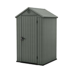 6 x 8 ft Outdoor Garden Storage Shed with Double Doors, Window & Heavy-Duty Floor Panel